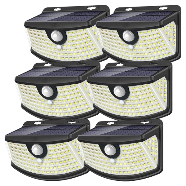 Prime members: 6-pack of Aootek solar motion sensing lights for $17