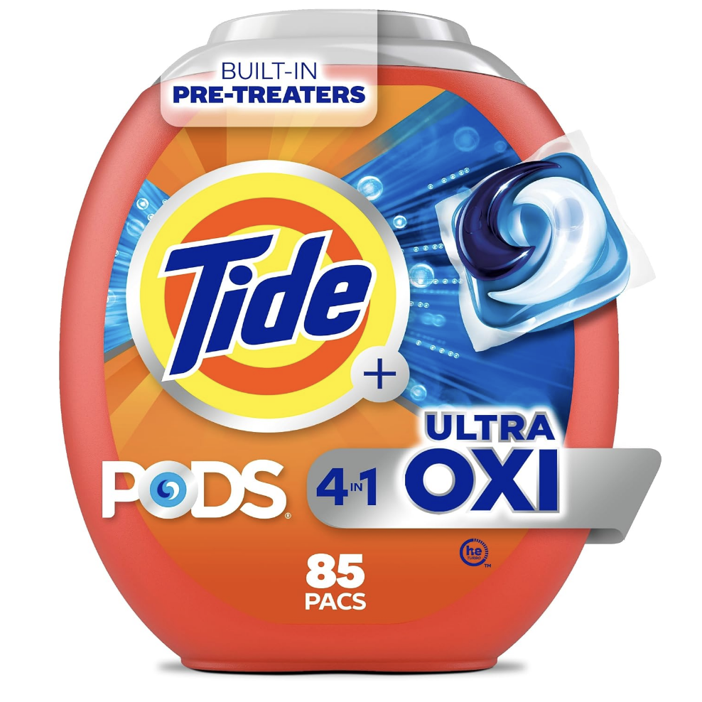 Prime members: 85-count Tide 4-in-1 Ultra Oxi Pods for $22
