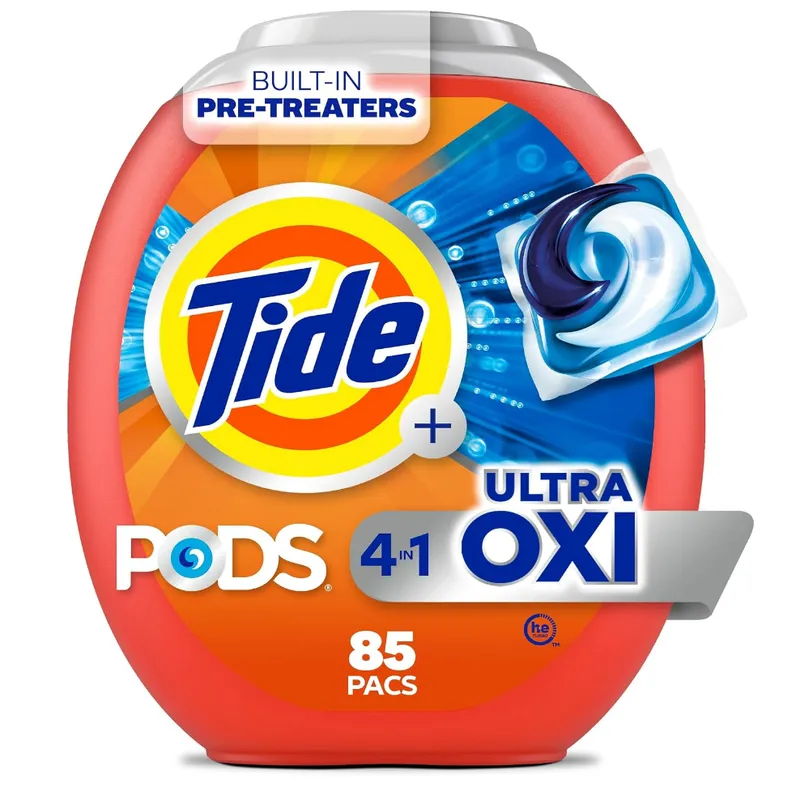 Prime members: 85-count Tide 4-in-1 Ultra Oxi Pods for $22