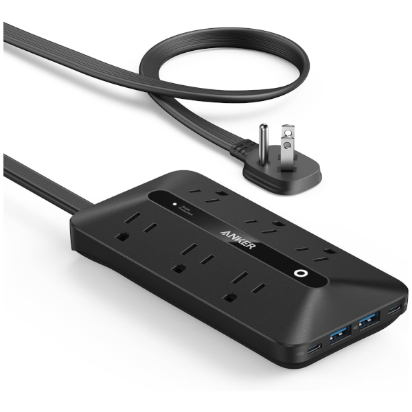 Prime members: Anker 10-in-1 ultra thin flat power strip for $20
