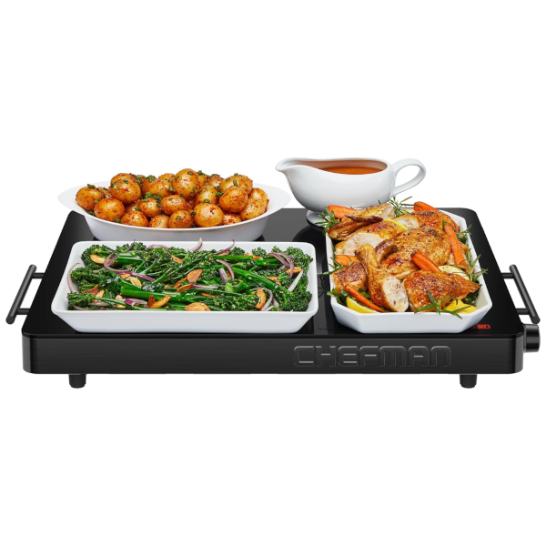 Prime members: Chefman electric warming tray with adjustable control for $47