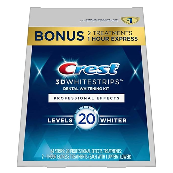 Prime members: Crest 3D Whitestrips 44-strip teeth whitening kit for $35