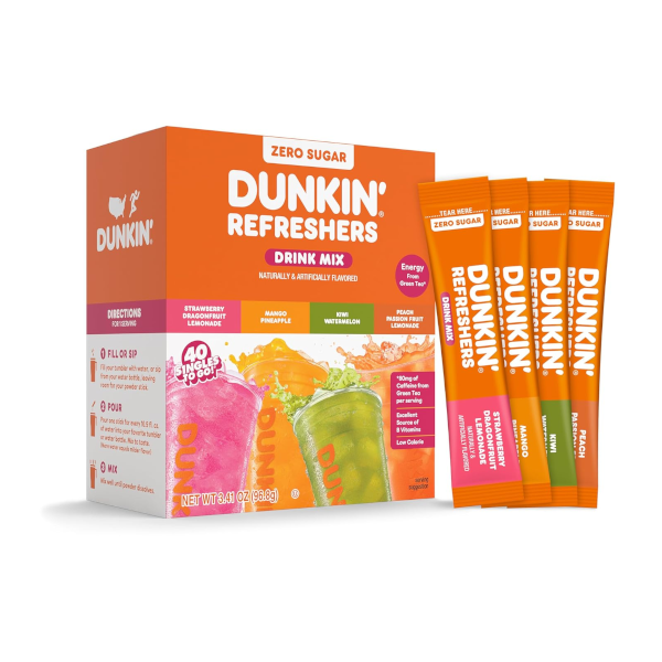 Prime members: Dunkin Refreshers sugar free drink mix for less than $7