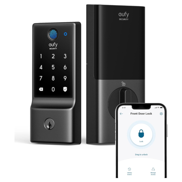 Prime members: Eufy Security smart lock C220 with fingerprint keyless entry for $90