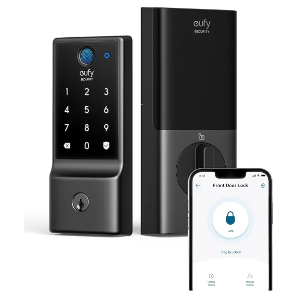 Prime members: Eufy Security smart lock C220 with fingerprint keyless entry for $90