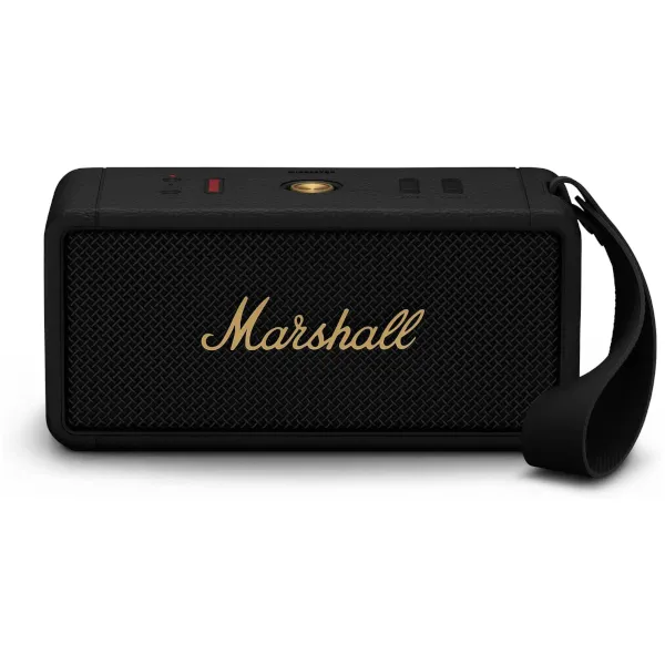 Prime members: Marshall Middleton portable Bluetooth speaker in black and brass for $150