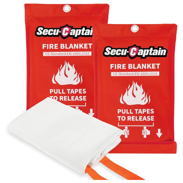 Prime members: SecuCaptain emergency fire blanket 2-pack for $13