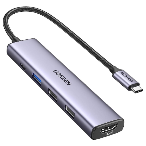 Prime members: Ugreen Revodok 105 USB-C hub 5-in-1 multiport adapter for $11
