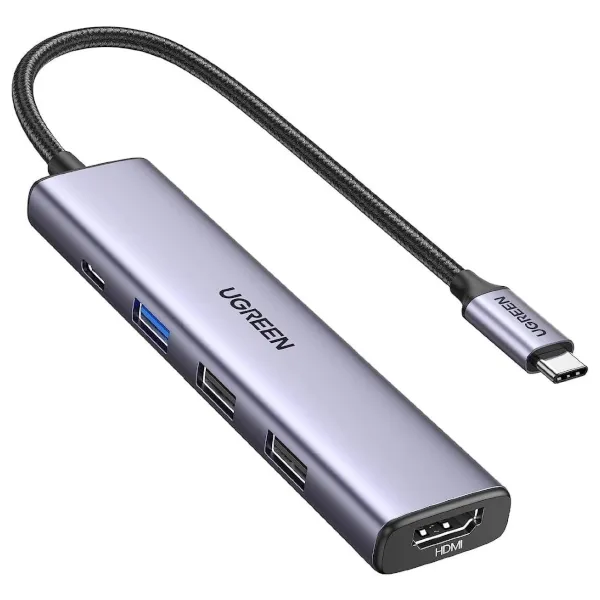 Prime members: Ugreen Revodok 105 USB-C hub 5-in-1 multiport adapter for $11