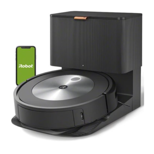 Refurbished iRobot Roomba j7+ self-emptying vacuum cleaning robot for $200