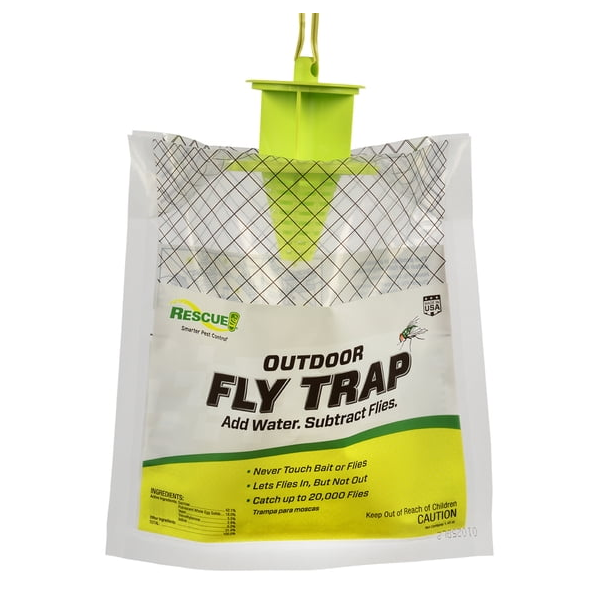 Rescue! Outdoor disposable hanging fly trap for $5