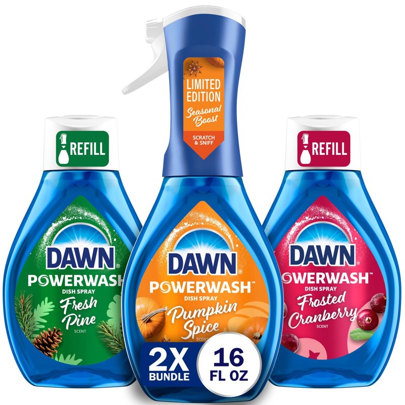 Sam's Club members: Dawn Powerwash dish spray and 2 refills seasonal variety for $9