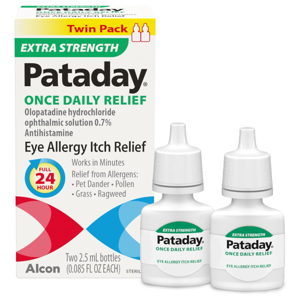 Select accounts: Pataday once daily extra strength eye drops 2-pack for $14