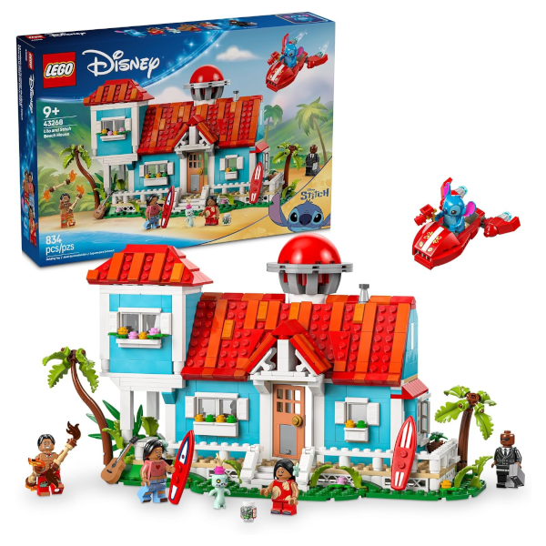 Select customers: Lego Disney Lilo and Stitch Beach House building set for $61