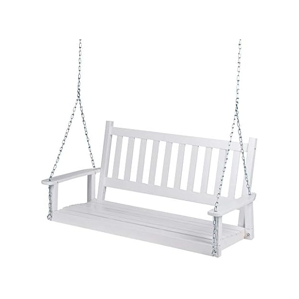 Shine Company 4216 Maine 54-in. wood porch swing with chains for $90