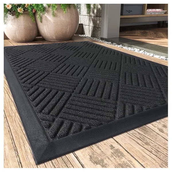 Sixhome 17" x 30" non-slip outdoor doormat for $8