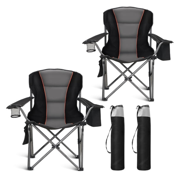 Sophia & William oversized folding camping chair 2-pack for $90