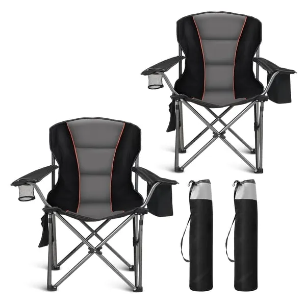 Sophia & William oversized folding camping chair 2-pack for $90