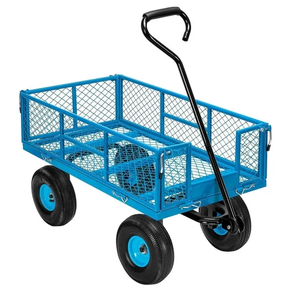 Specstar mesh steel garden cart 880 lb. capacity with removable sides for $81