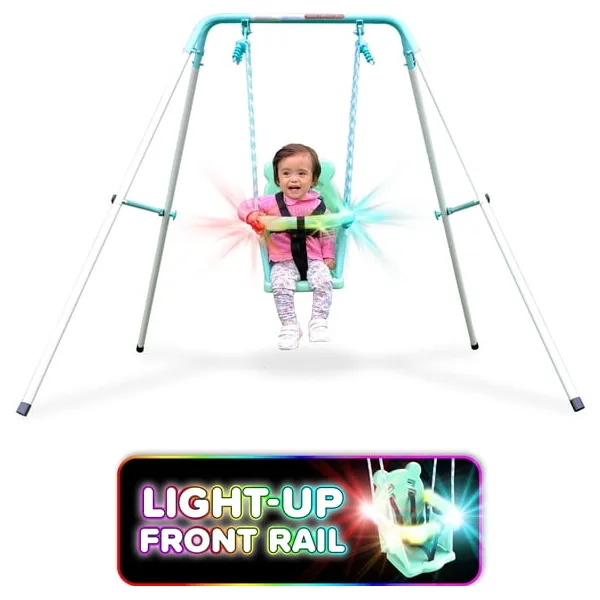 Sportspower My 1st light-up toddler swing for $28