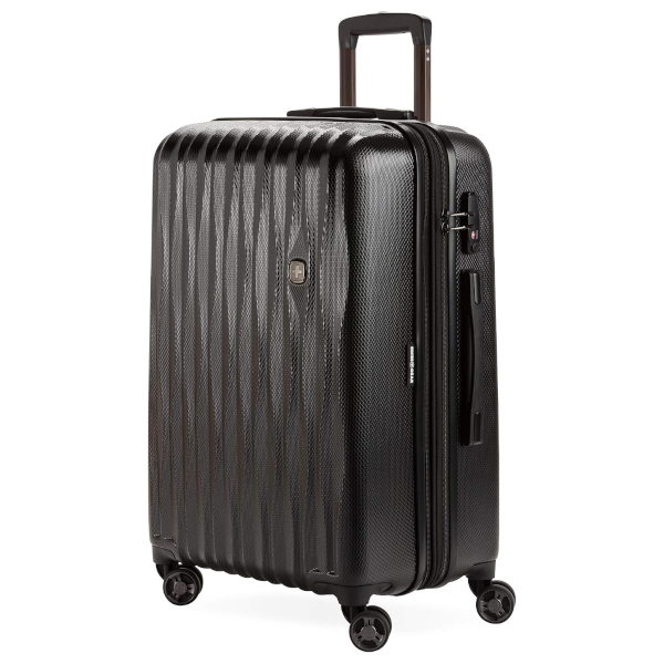SwissGear 7272 Energie expandable hardside luggage with TSA lock and spinner wheels for $54
