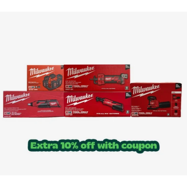 Take up to 61% off Milwaukee tools at Woot