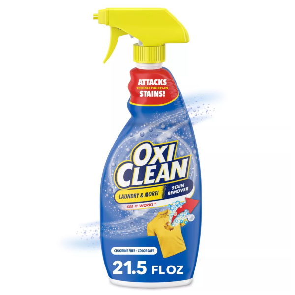 Target Circle members: OxiClean 21laundry stain remover spray for $1