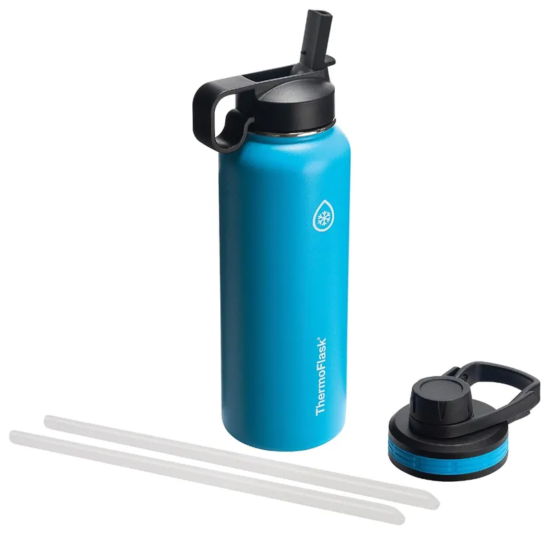 ThermoFlask 40-ounce insulated bottle with 2 lids for $16