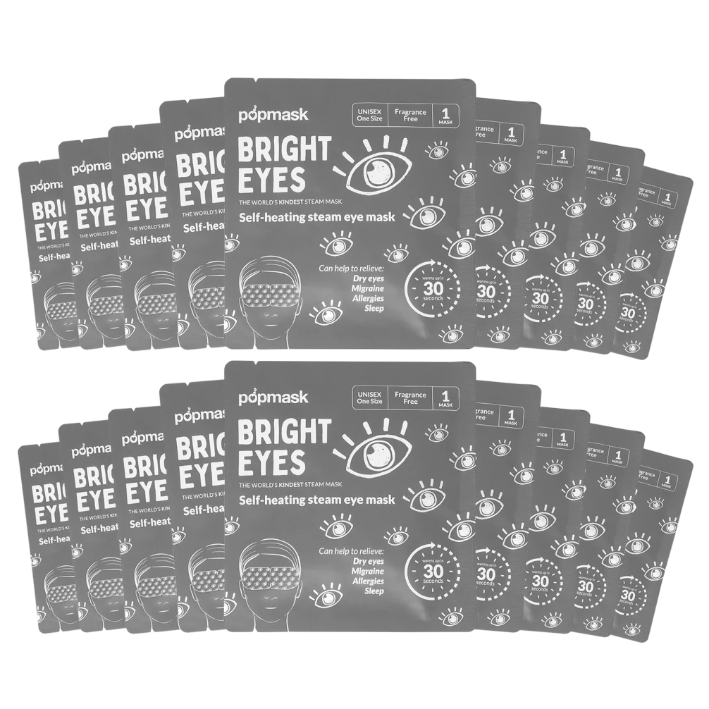 Today only: 18-pack Popmask Bright Eyes self-warming eye masks for $10 shipped