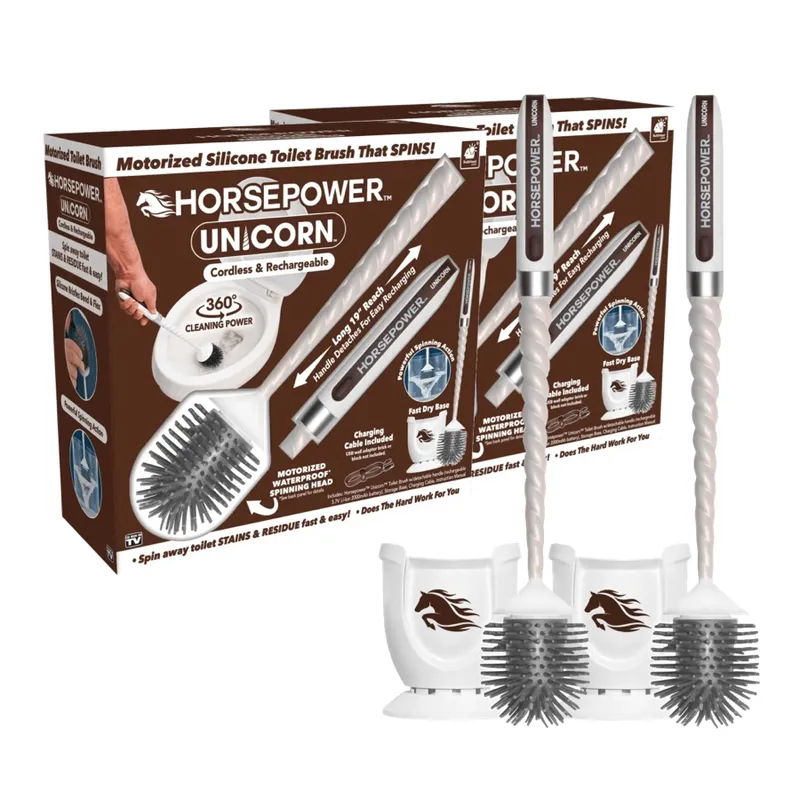 Today only: 2-pack Horsepower Unicorn toilet brush for $20 shipped