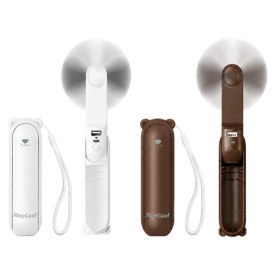 Today only: 2-pack Quick and Cool handheld fan, powerbank and flashlights for $10 shipped
