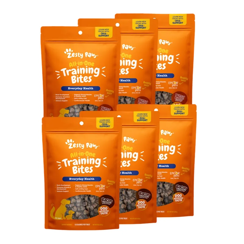 Today only: 6-pack Zesty Paws All-in-One training bites for $20 shipped