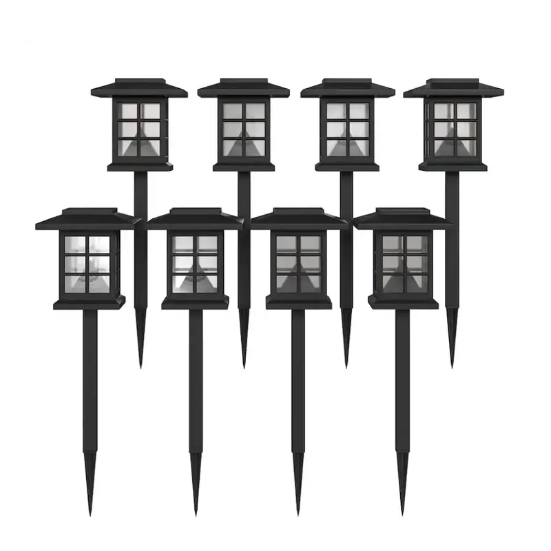 Today only: 8-pack Emma + Oliver lantern style outdoor solar LED lights for $19