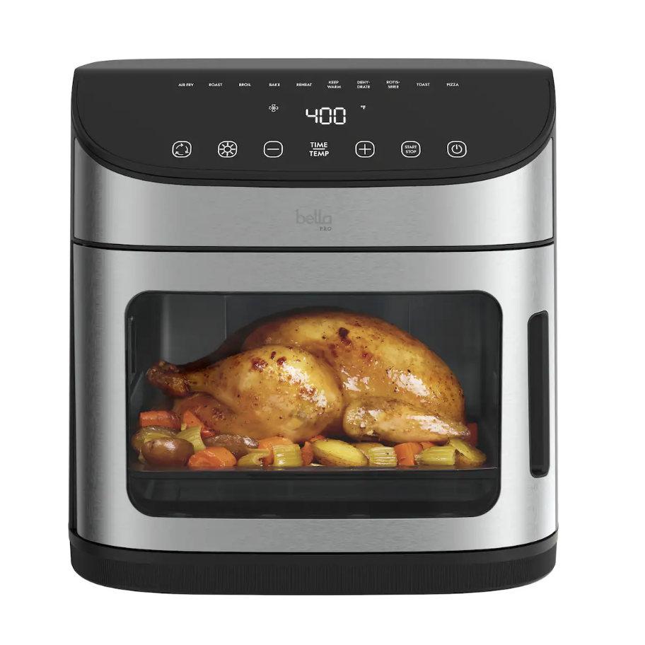 Today only: Bella Pro 12. air fryer pizza oven + rotisserie for $70