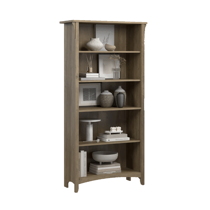 Today only: Bush Home Salinas tall 5 shelf bookcase for $100 shipped
