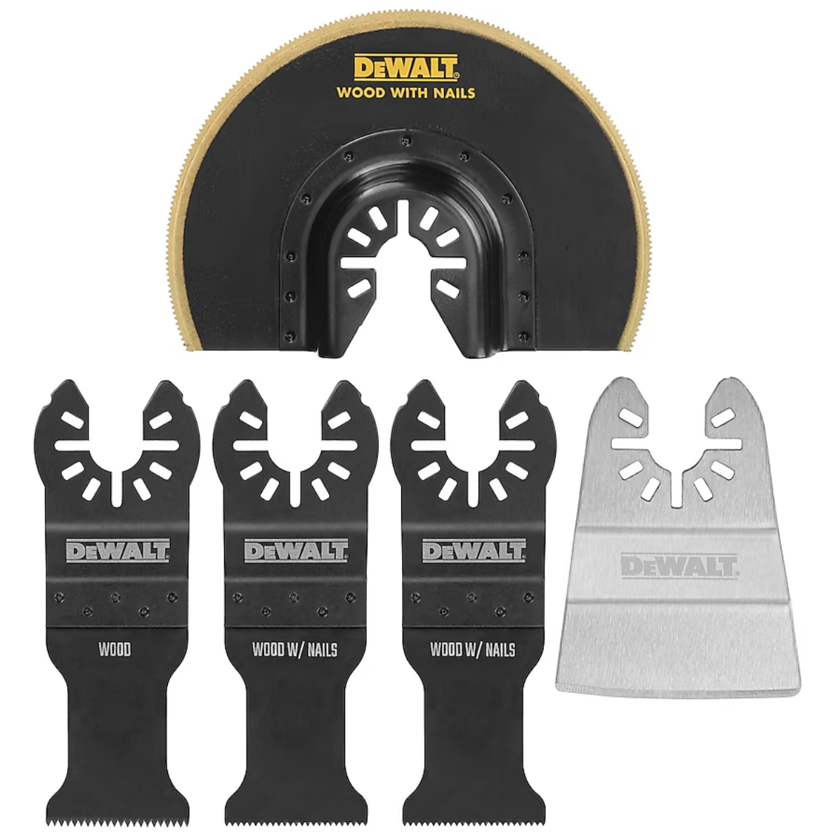 Today only: Dewalt 5-piece oscillating saw blade set for $35