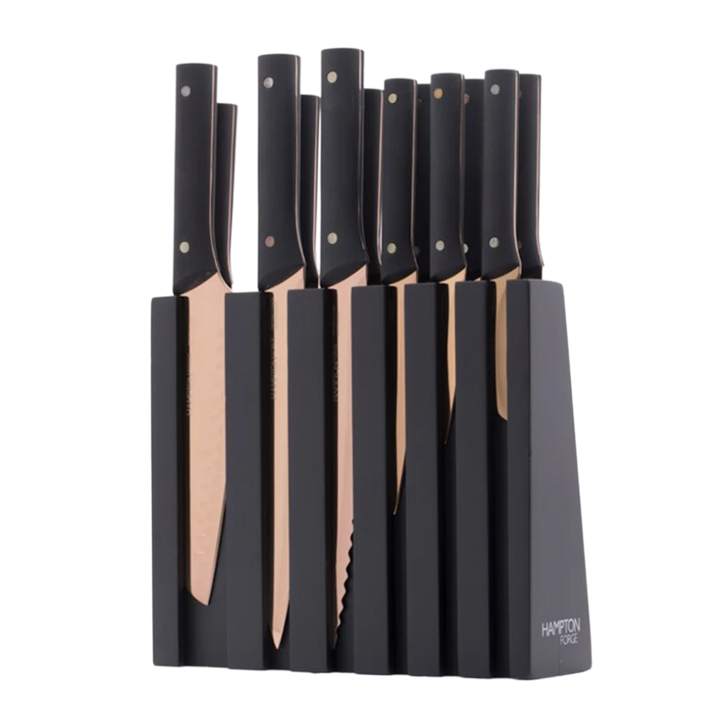 Today only: Hampton Forge 13-piece Knight copper cutlery block set for $40 shipped