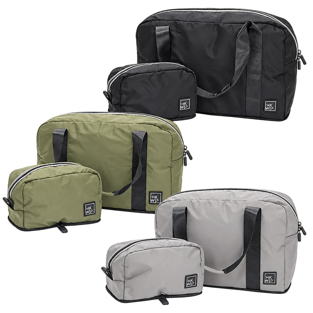 Today only: IHKWIP 2-piece foldable duffle bag and toiletry bag set for $18 shipped