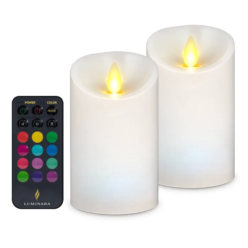 Today only: Luminara 2-piece flameless candles for $20 shipped