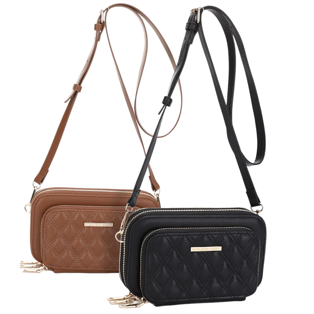 Today only: Malibu Skye Cecilia diamond quilted crossbody for $13 shipped
