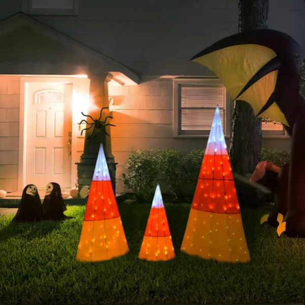 Today only: National Tree Company tinsel candy corn cones for $70 shipped