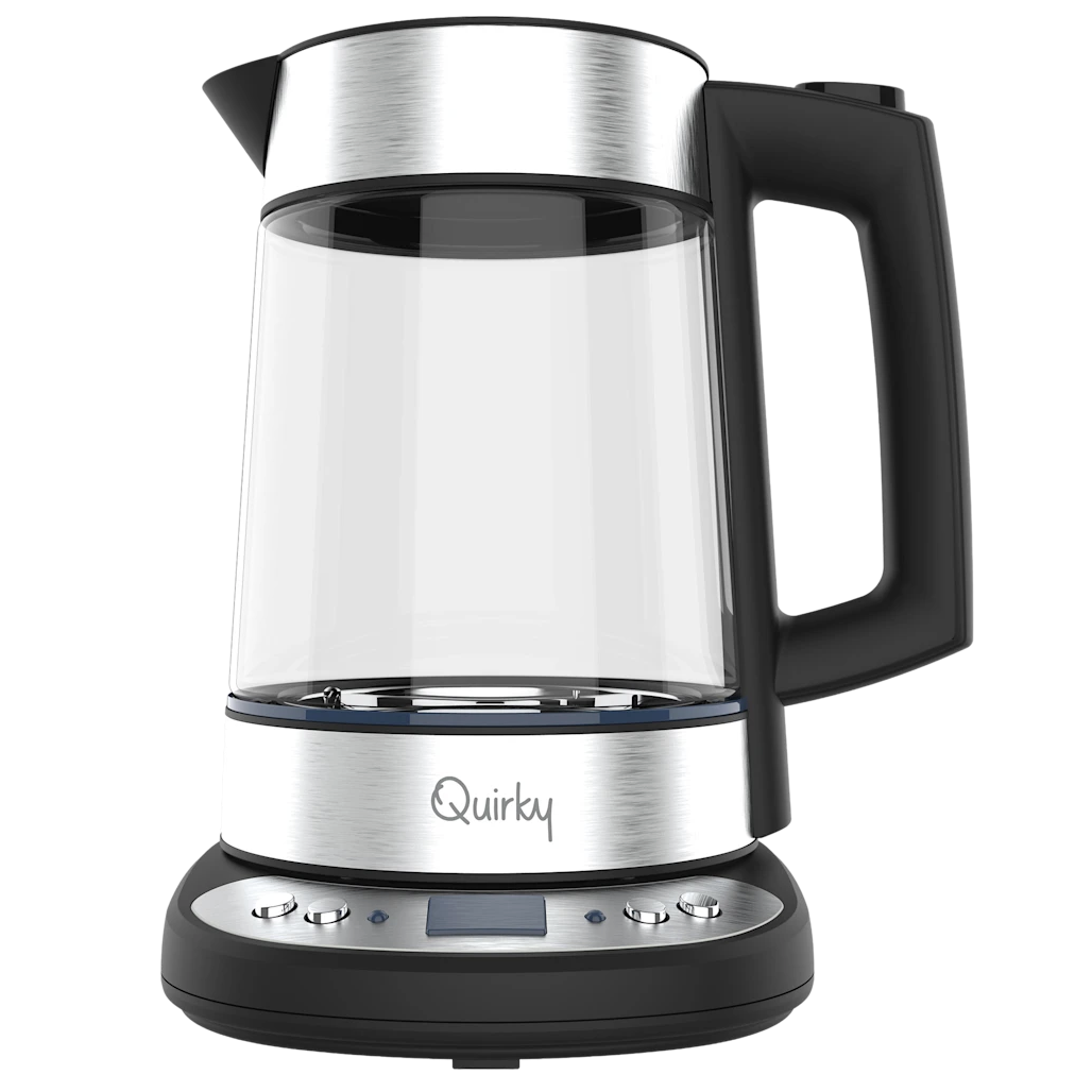 Today only: Quirky Boil 1500W electric kettle with temp control for $20 shipped