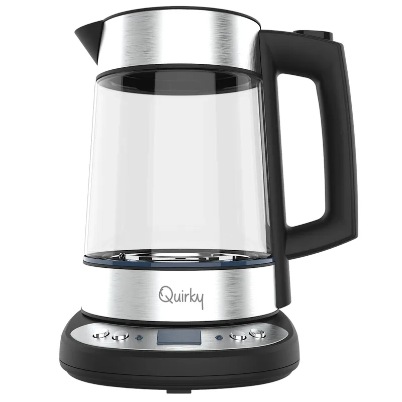 Today only: Quirky Boil 1500W electric kettle with temp control for $20 shipped