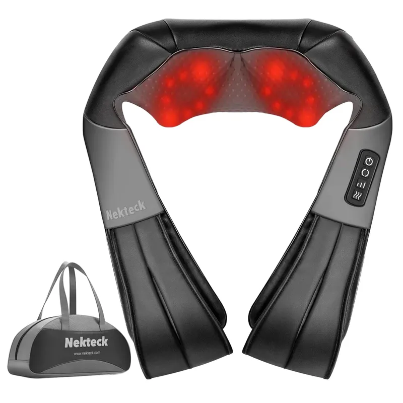 Today only: Shiatsu kneading neck & back massager with heat for $25 shipped