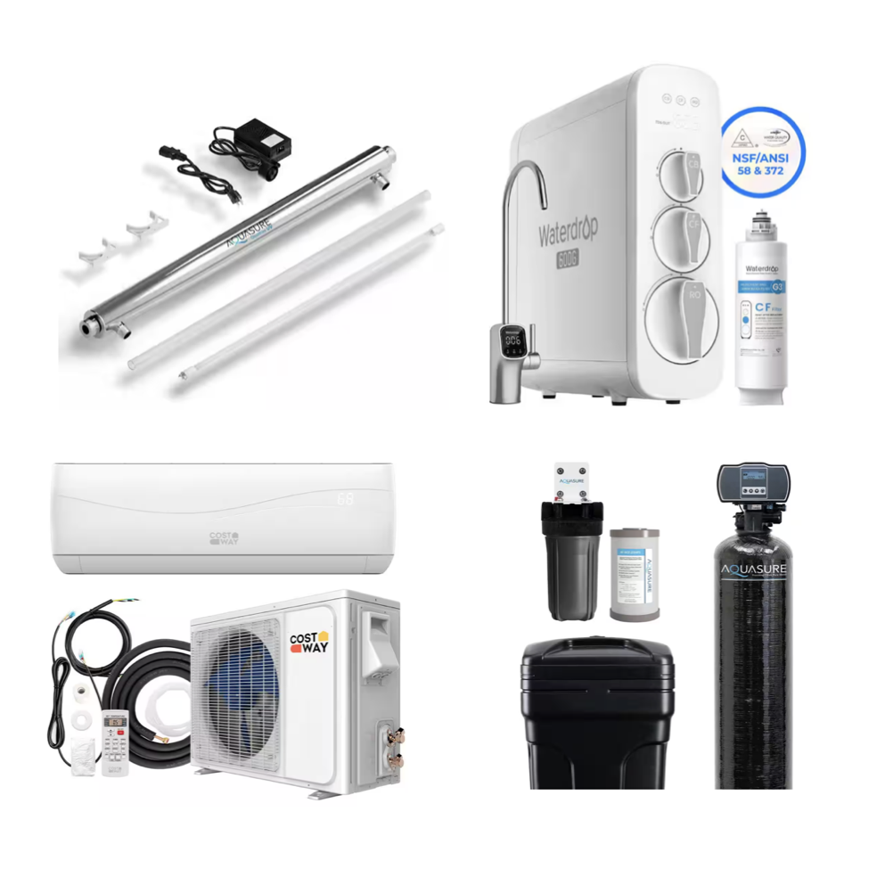 Today only: Take up to 30% off water heaters, air circulation and mini splits