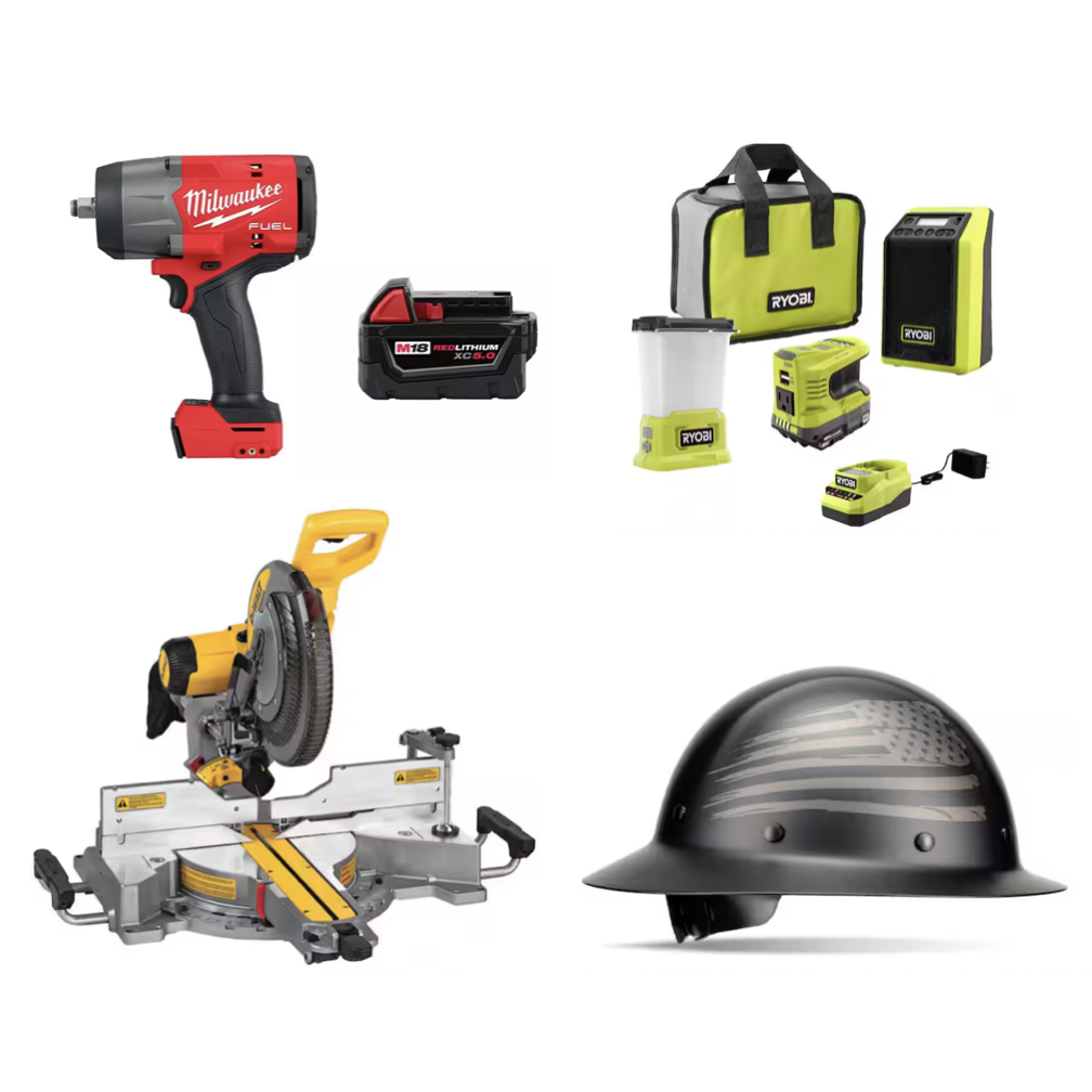 Today only: Take up to 50% off select combo kits and workwear