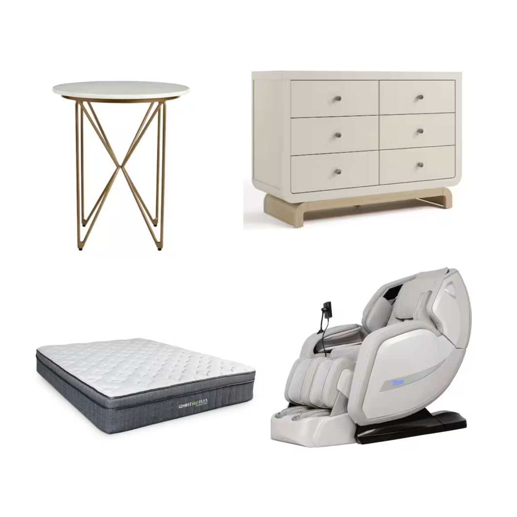 Today only: Take up to 55% off furniture, massage chairs and mattresses
