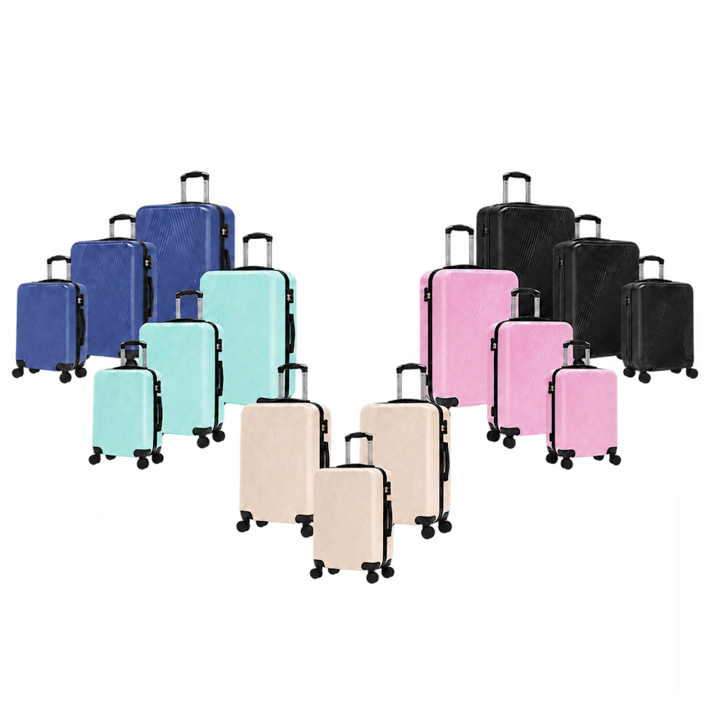 Today only: Tucci Italy Colpi 3-piece hardside luggage set for $120