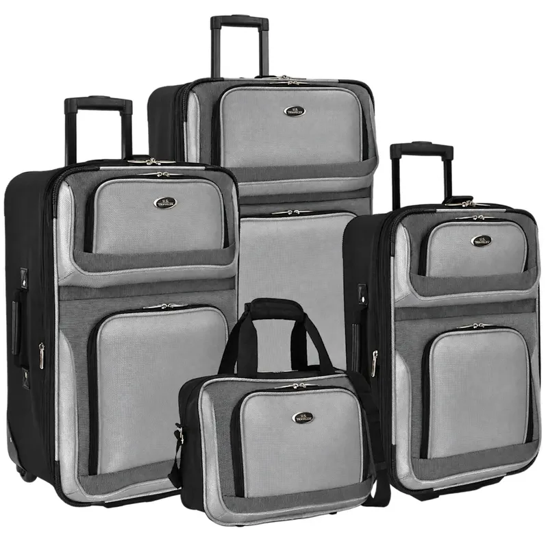Today only: U. Traveler New Yorker 4-piece expandable rolling luggage set for $108 shipped