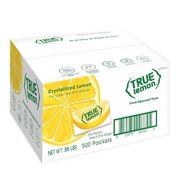 True Lemon water enhancer 500-count bulk pack for $14